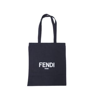 フェンディ(FENDI)のFENDI フェンディ トートバッグ 07106 ROMAプリント ブラック マルチカラー ホワイト 美品 中古 50854(トートバッグ)