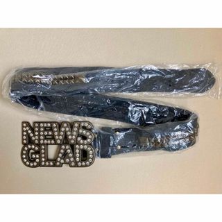 GLAD NEWS -  GLAD NEWS グラッド ニュース  ロゴ ベルト 未使用品