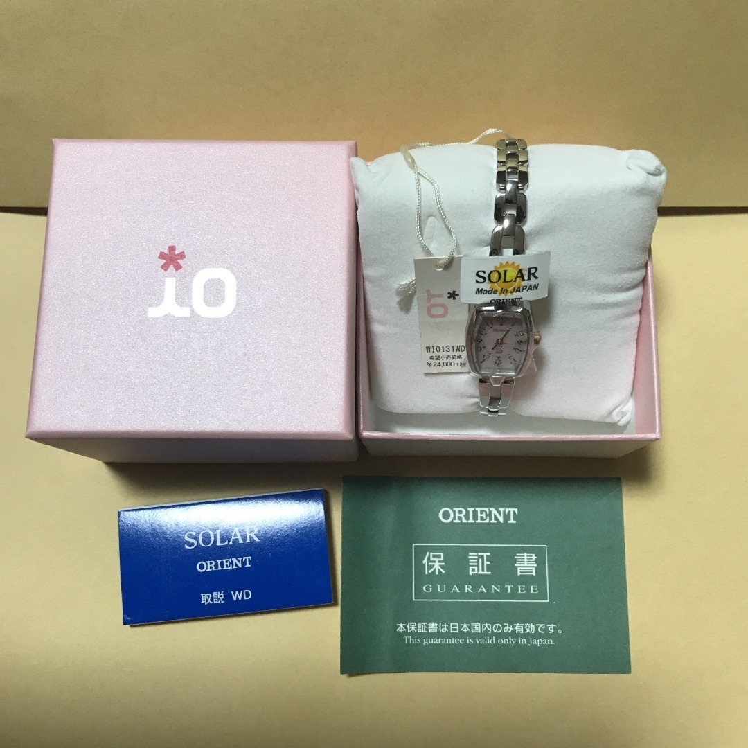 ORIENT - オリエント WI0131WD iO イオ ソーラーウオッチ レディースの