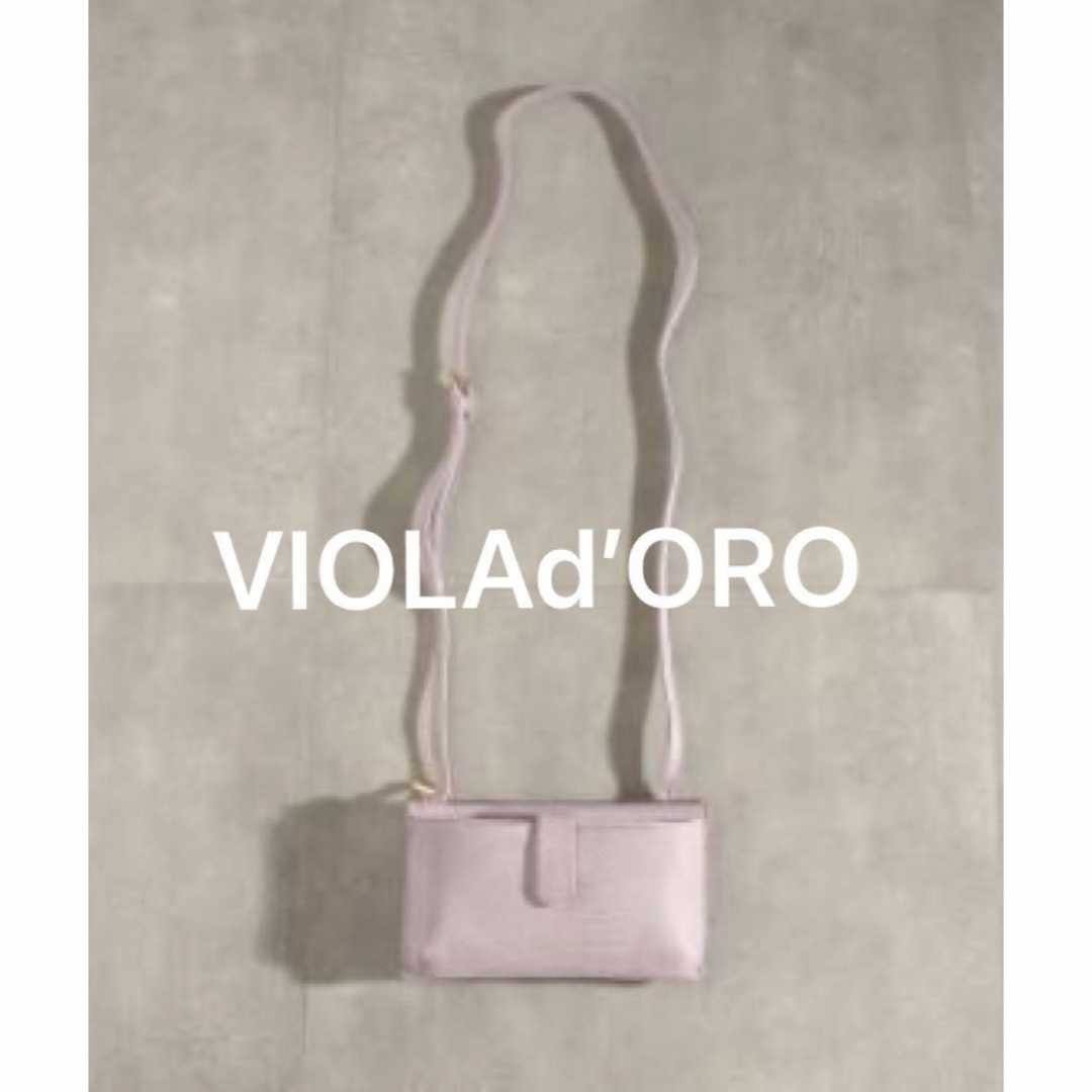 VIOLAd'ORO - 【新品未使用タグ付き】VIOLAd'OROヴィオラドーロスマホポシェット財布の通販 by Alice cafe