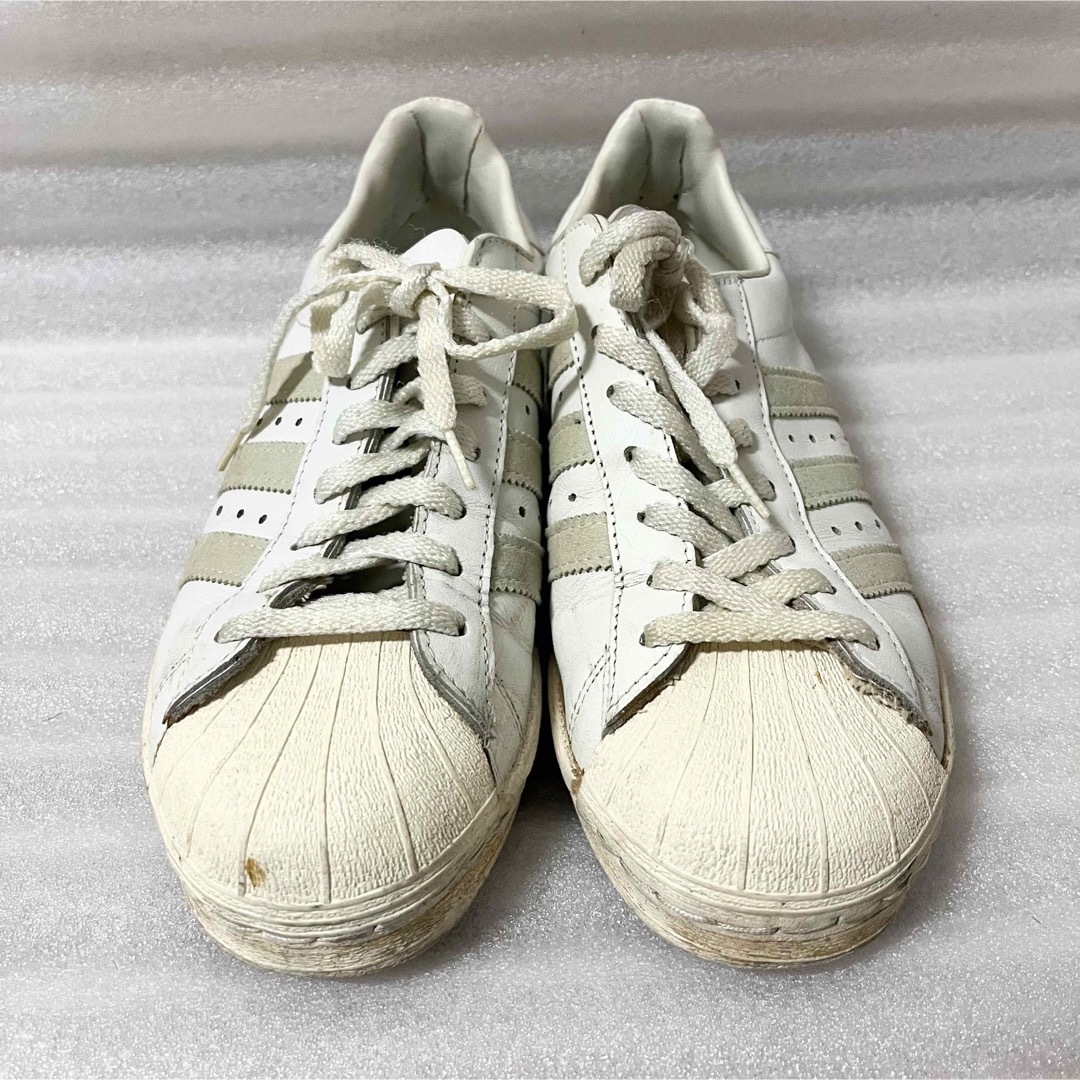 80年代 フランス製 adidas ヴィンテージ スーパースター ホワイト 白