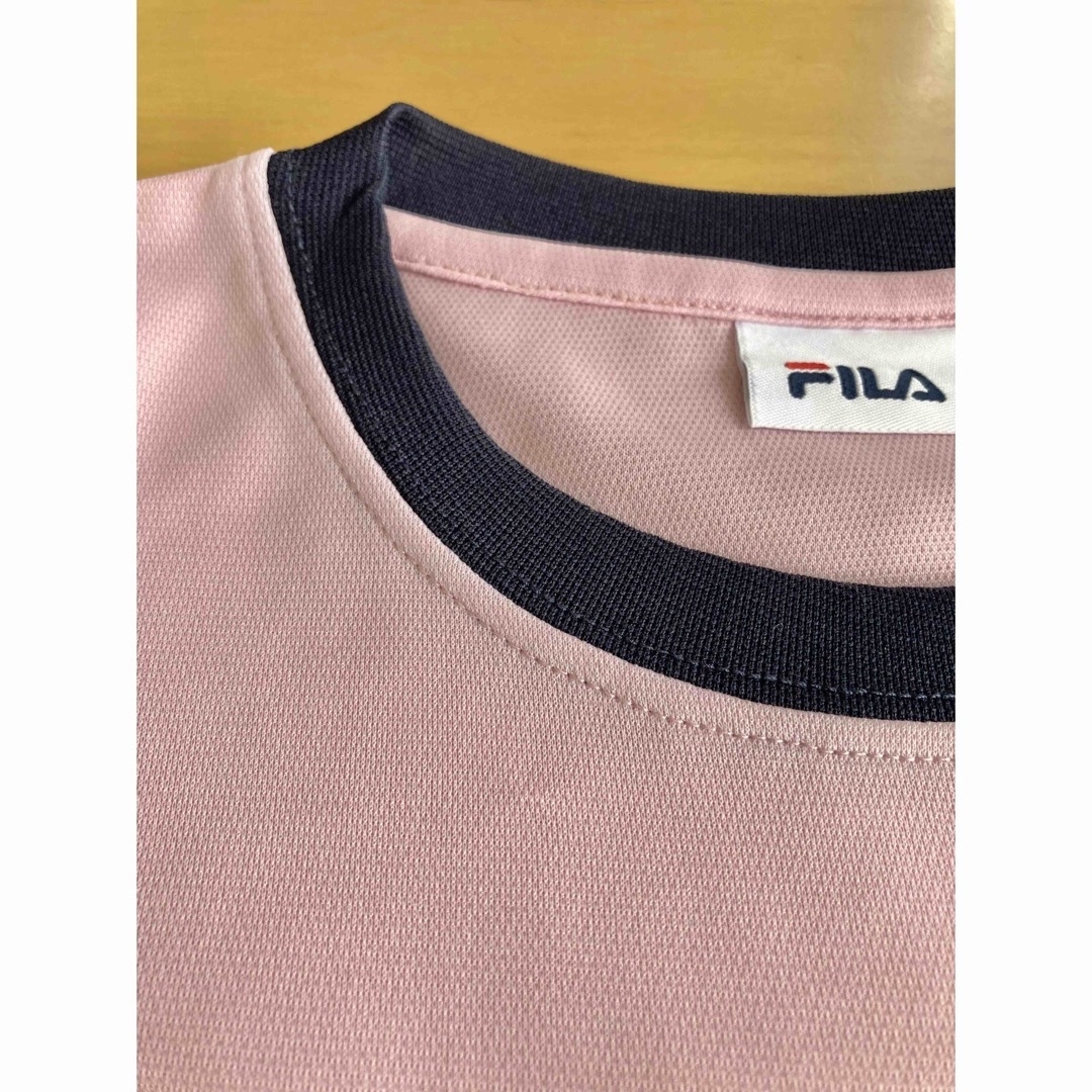 FILA(フィラ)の新品 FILA フィラ　150  Tシャツ  ピンク キッズ/ベビー/マタニティのキッズ服女の子用(90cm~)(Tシャツ/カットソー)の商品写真