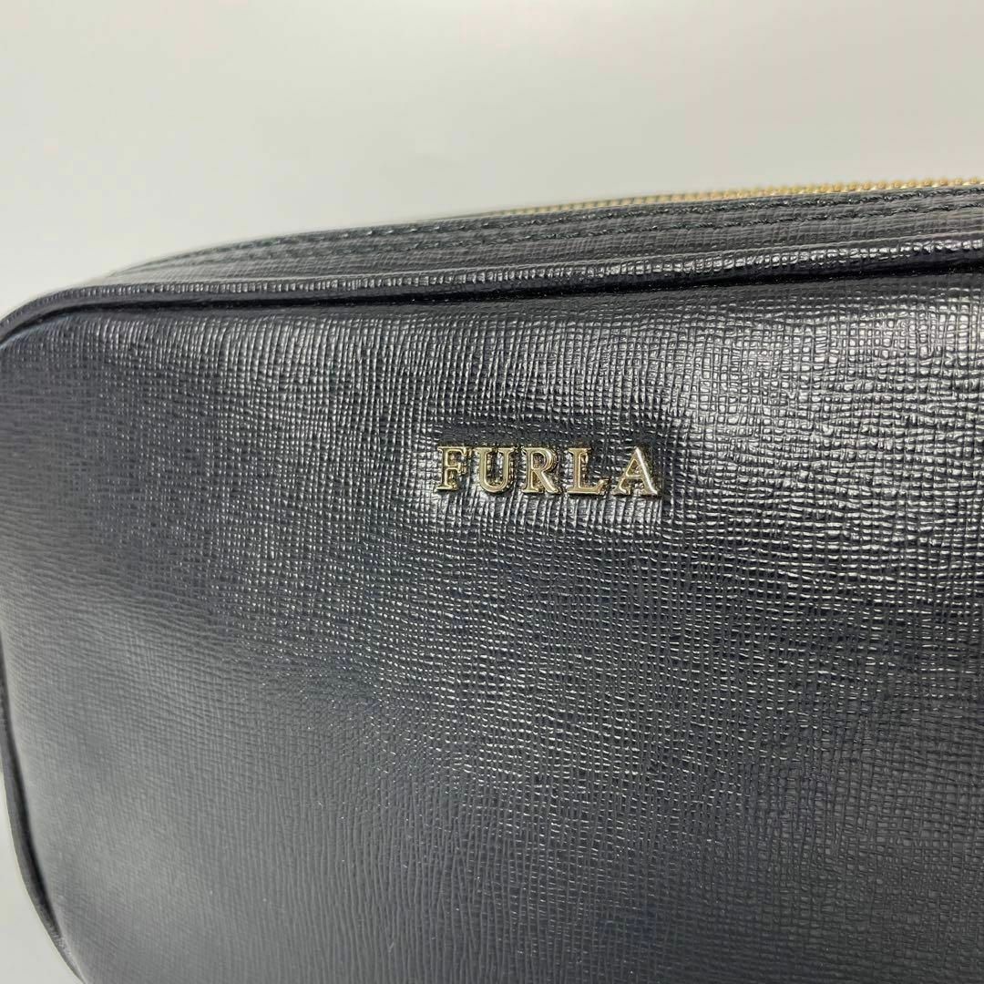 極美品 FURLA リリー ショルダーバッグ XL レザー ムーンストーン