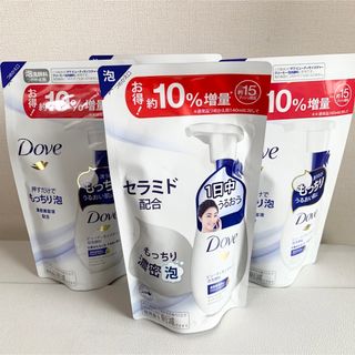 ダヴ(Dove（Unilever）)の【新品】ダヴ ビューティーモイスチャークリーミー泡洗顔料 詰替×4《送料込》(洗顔料)