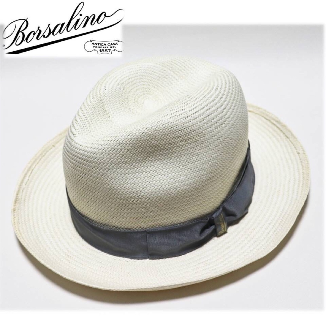 Borsalino - 《ボルサリーノ》新品 イタリア製 天然草 パナマハット