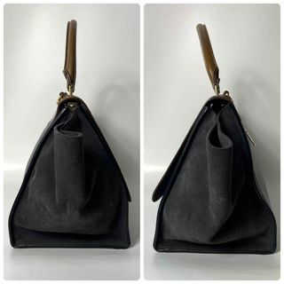 celine - 【美品】セリーヌ トラペーズ ブラウン×ネイビー