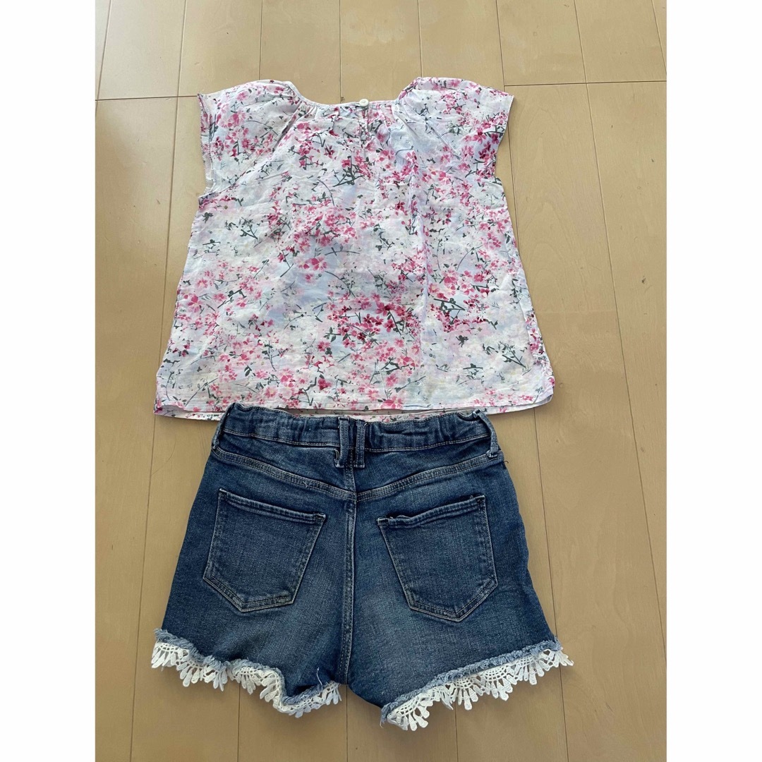 セットアップ　ガールズ　GAP and H&Mコーディネート　120〜130 キッズ/ベビー/マタニティのキッズ服女の子用(90cm~)(その他)の商品写真