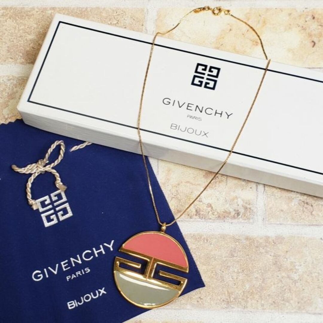 美品 ジバンシー GIVENCHY ☆ ヴィンテージ ネックレス Gロゴ