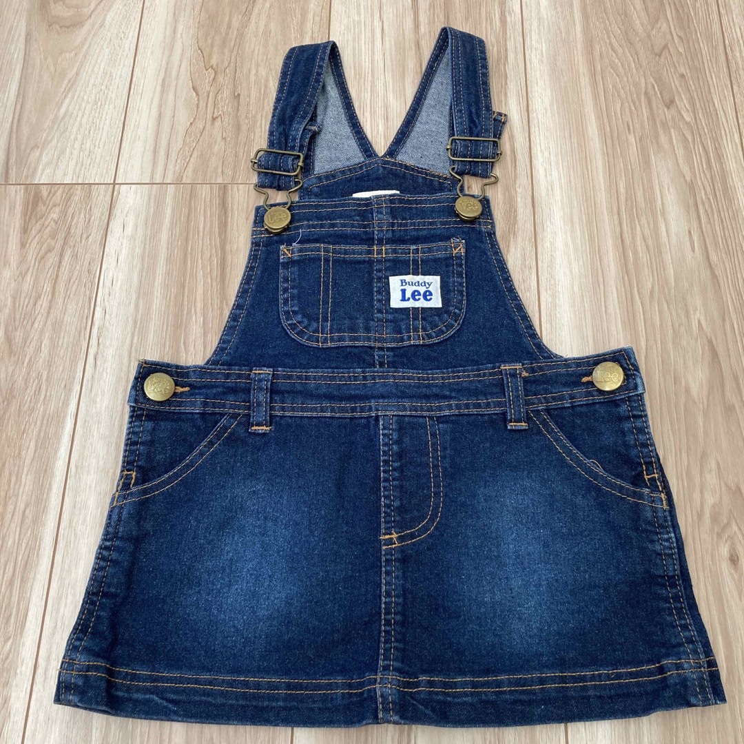 Lee(リー)のLee オーバーオールスカート　95 キッズ/ベビー/マタニティのキッズ服女の子用(90cm~)(スカート)の商品写真