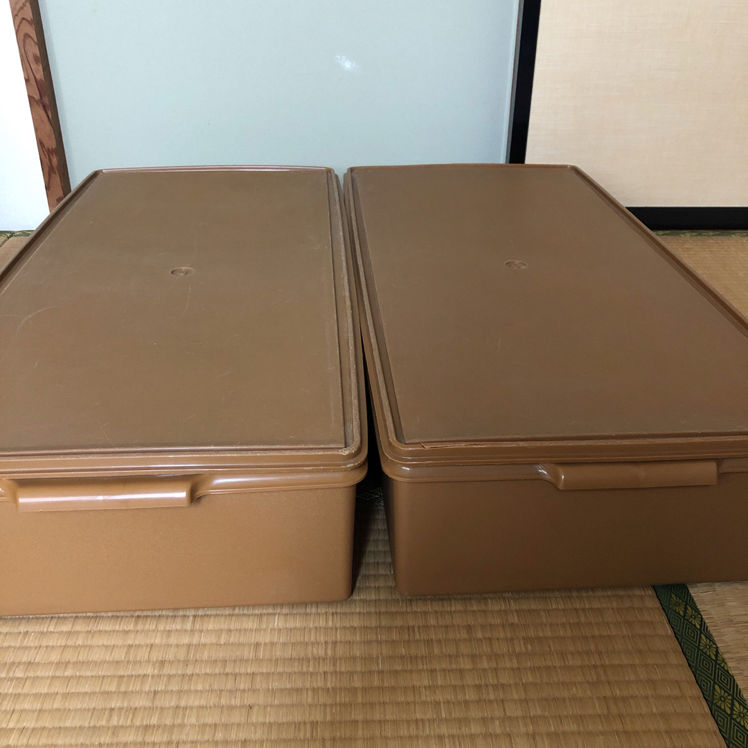 タッパーウェア ロングスーパーケース 2個の通販 by からす's タッパーウェア ロングスーパーケース 2個の通販 by からす's