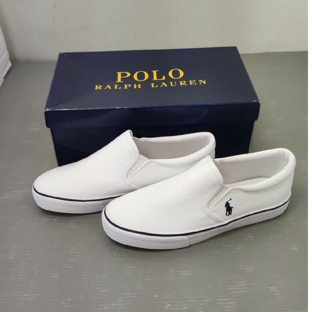 POLO RALPH LAUREN(ポロラルフローレン)のPOLO ラルフローレン　ジュニアスリッポン　カーリーツイン　ゴアⅡ レディースの靴/シューズ(スニーカー)の商品写真