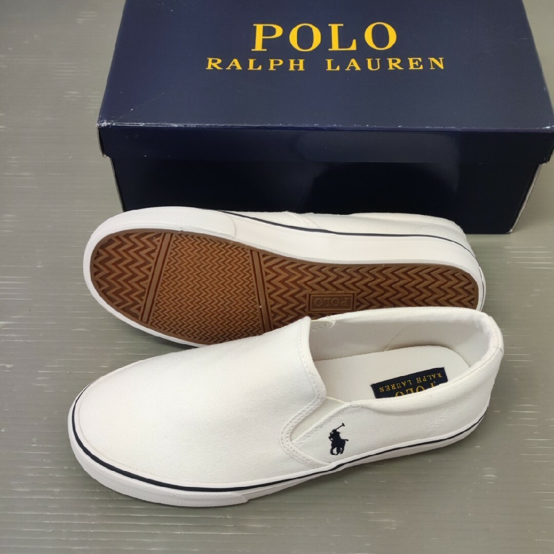 POLO RALPH LAUREN(ポロラルフローレン)のPOLO ラルフローレン　ジュニアスリッポン　カーリーツイン　ゴアⅡ レディースの靴/シューズ(スニーカー)の商品写真