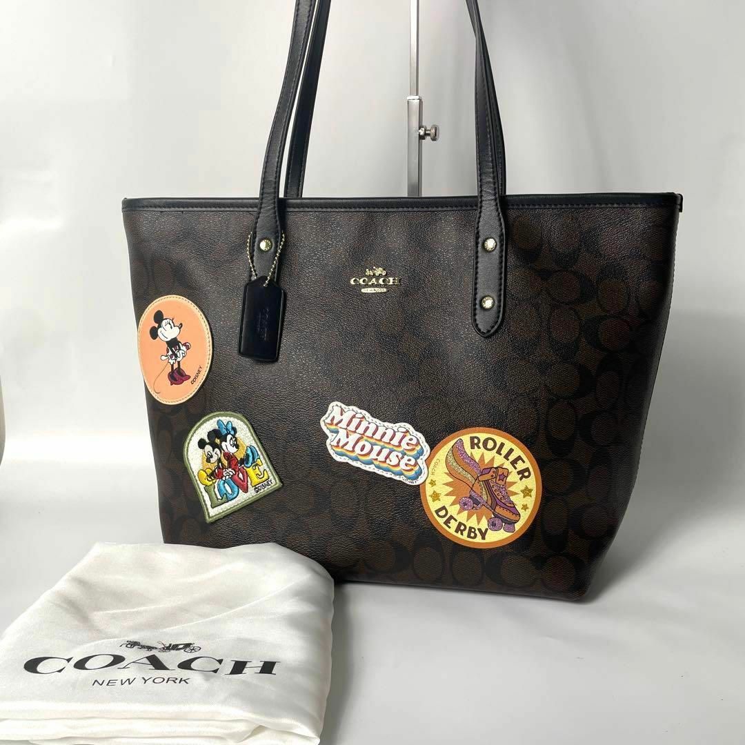 COACH - 【美品】コーチ ディズニー コラボ限定品 シグネチャー 肩掛け ...