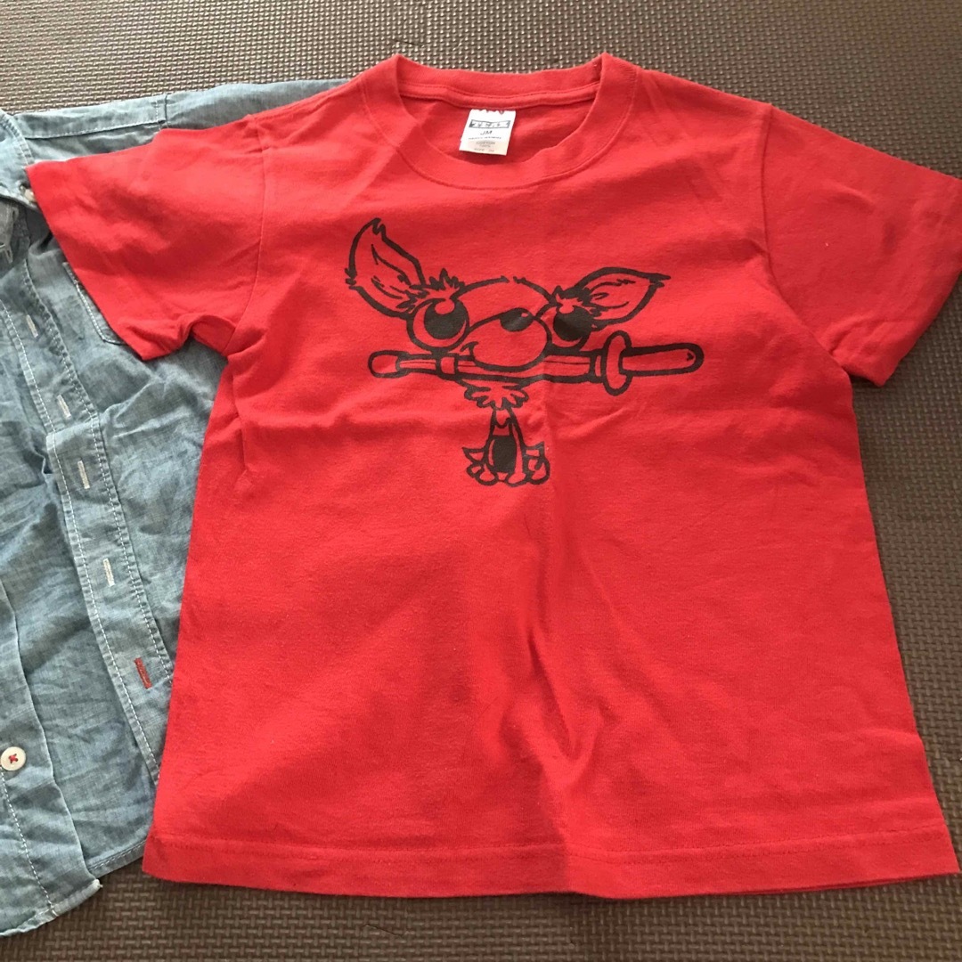 used☆120 トップスセット キッズ/ベビー/マタニティのキッズ服男の子用(90cm~)(Tシャツ/カットソー)の商品写真