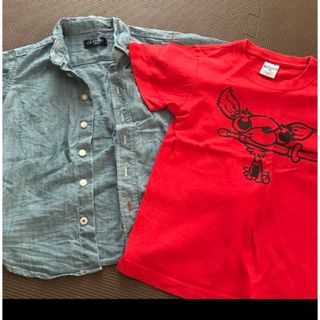 used☆120 トップスセット(Tシャツ/カットソー)