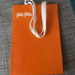 フォリフォリ(Folli Follie)のfolli follie 紙袋　オレンジ色(ショップ袋)