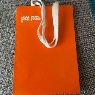 フォリフォリ(Folli Follie)のfolli follie 紙袋　オレンジ色(ショップ袋)