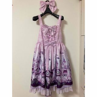 アンジェリックプリティー(Angelic Pretty)のキャッスルミラージュjsk set(ひざ丈ワンピース)