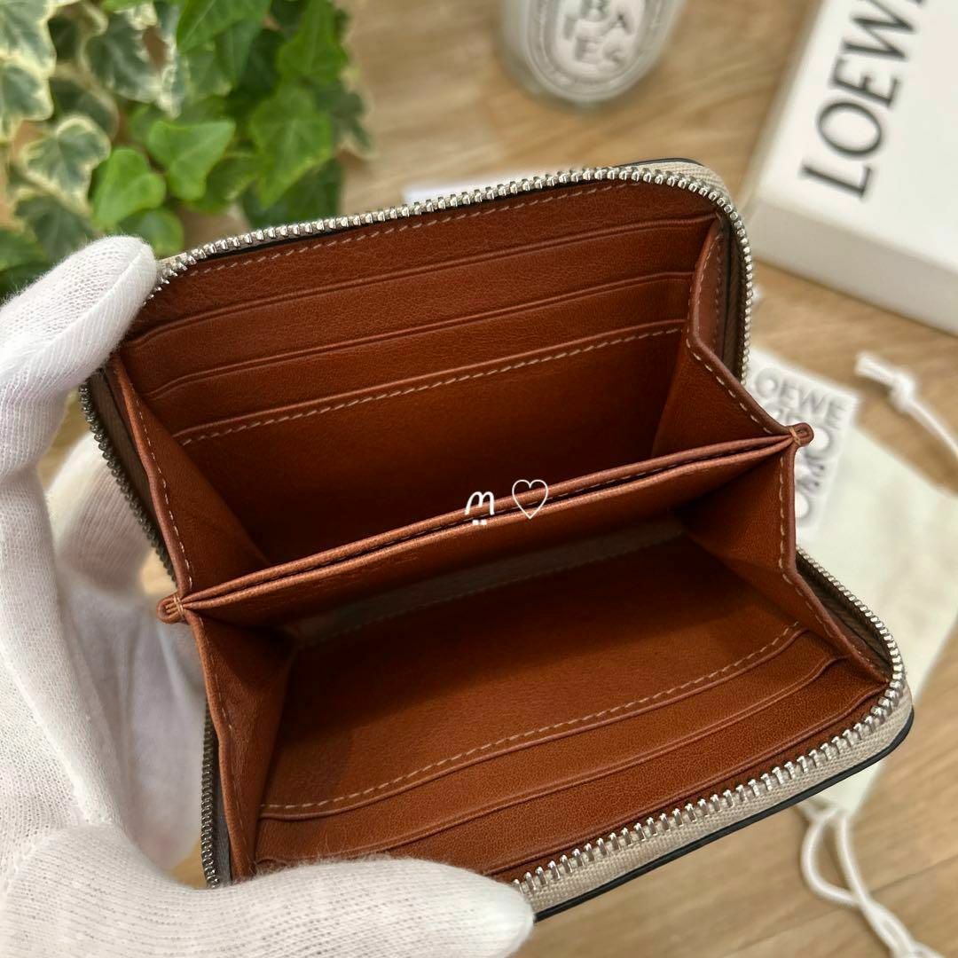 LOEWE - LOEWE ロエベ ブランド6カードジップウォレット ミニ財布