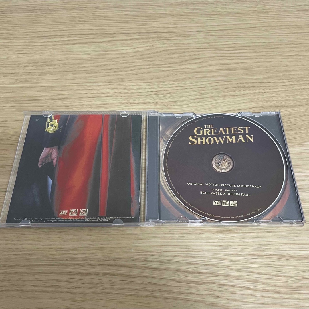 Disney(ディズニー)の「グレイテスト・ショーマン」オリジナル・サウンドトラック　サントラCD エンタメ/ホビーのCD(映画音楽)の商品写真
