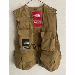 Supreme × THE NORTH FACE カーゴベスト ベージュ［M］