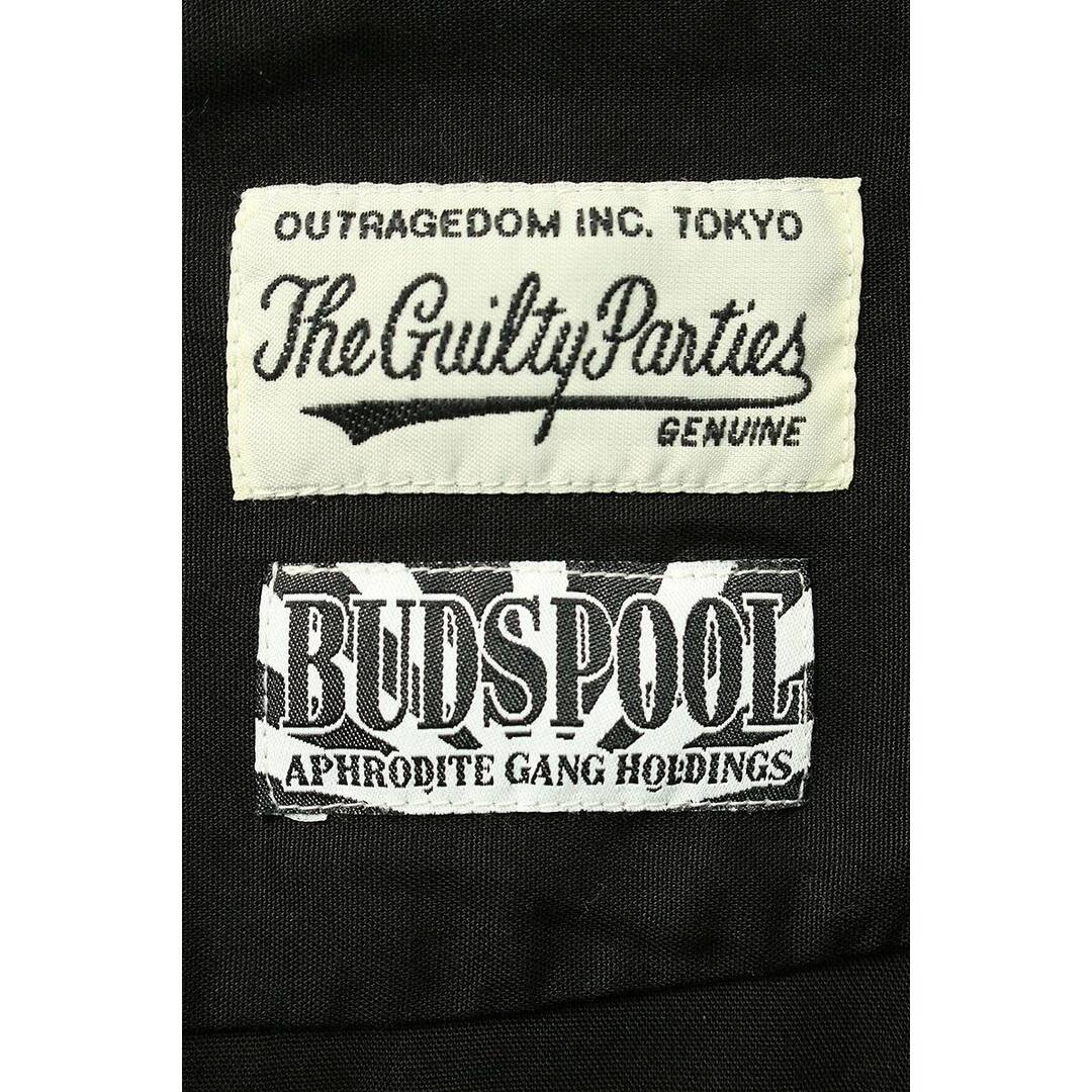 ワコマリア ×バッズプール BUDSPOOL  BUDSPOOL 50s SHIRT ロゴ刺繍半袖シャツ  メンズ XL 2