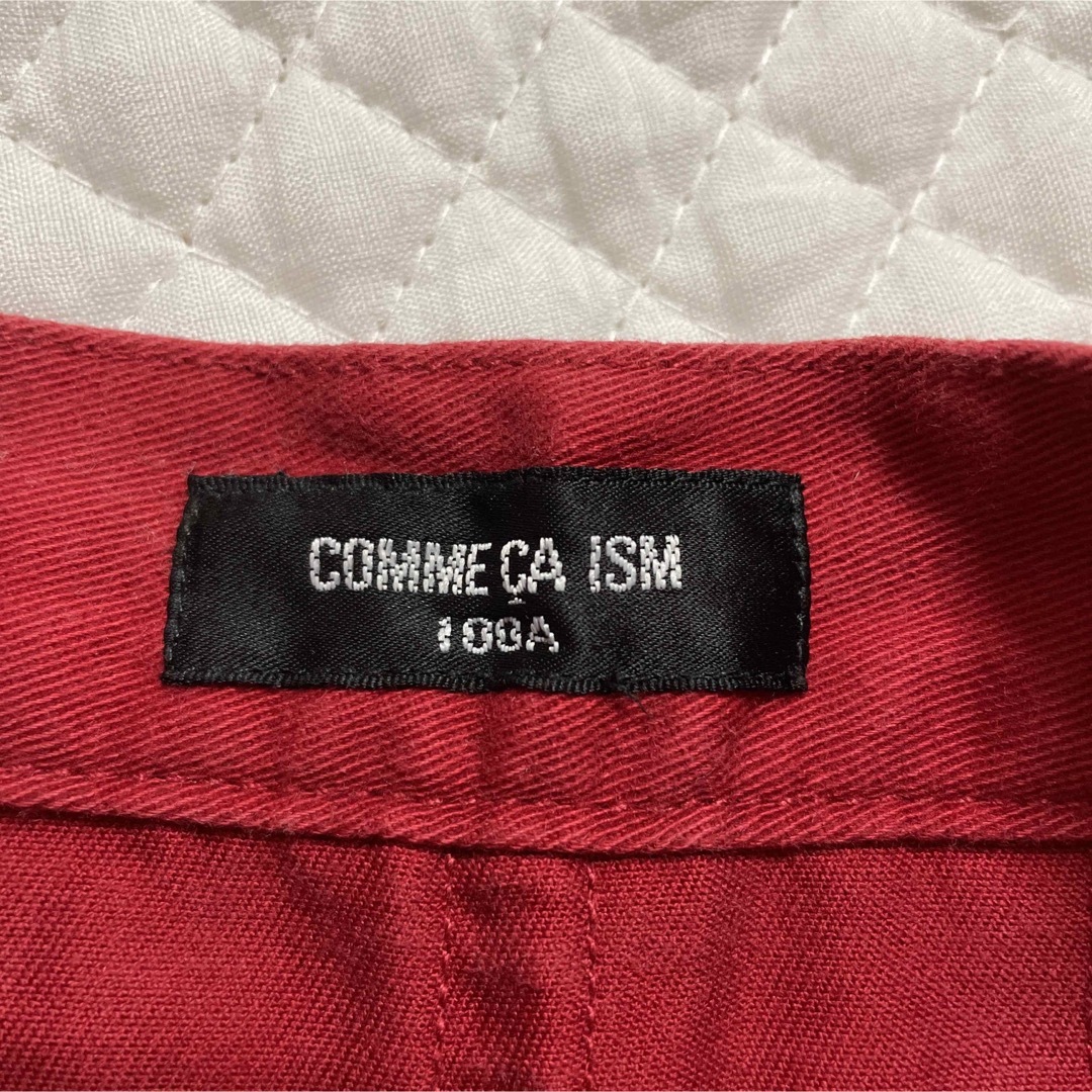 COMME CA ISM(コムサイズム)のCOMME CA ISM スカート100 レッド系 赤 無地 キッズ 習い事 キッズ/ベビー/マタニティのキッズ服女の子用(90cm~)(スカート)の商品写真