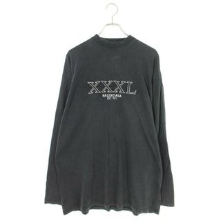 バレンシアガ(Balenciaga)のバレンシアガ  22AW  720250 TNVD8 ロゴ刺繍クルーネック長袖カットソー メンズ 1(Tシャツ/カットソー(七分/長袖))