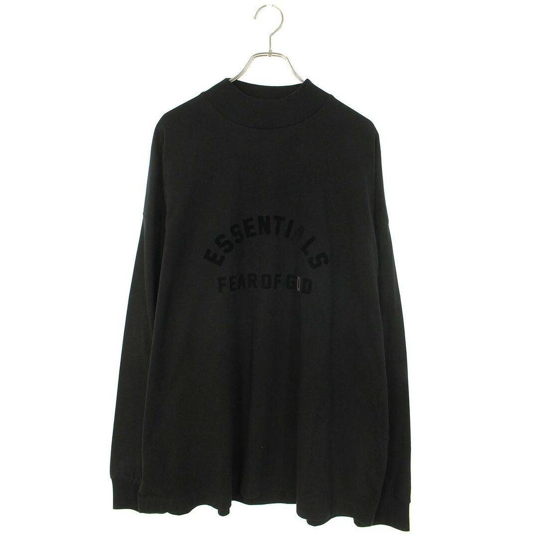 FEAR OF GOD - フォグ 23SS ESSENTIALS L/S TEE JET BLACK フロント ...