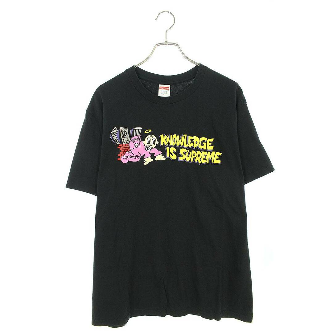 シュプリーム  22SS  Knowledge Tee ベイビープリントTシャツ メンズ L