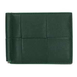 BOTTEGA VENETA 二つ折りマネークリップ カセット パラキート 緑