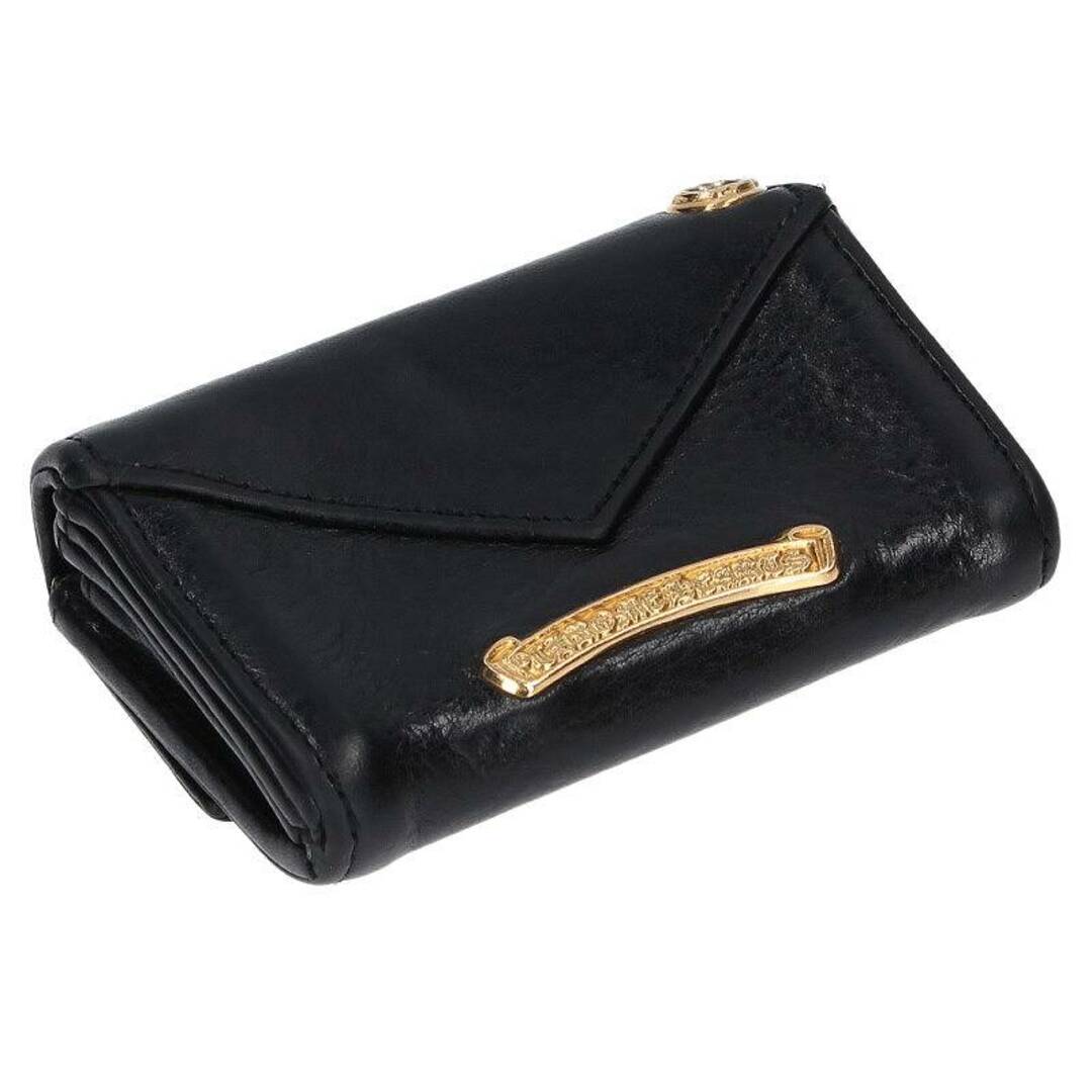 クロムハーツ  22K TINY WALLET DIA/タイニーウォレット 1ダイヤ/ゴールド/レザー財布  メンズ 5