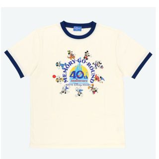 新品未着用 ディズニー40周年 Tシャツ M レトロ メモリーゴーラウンド