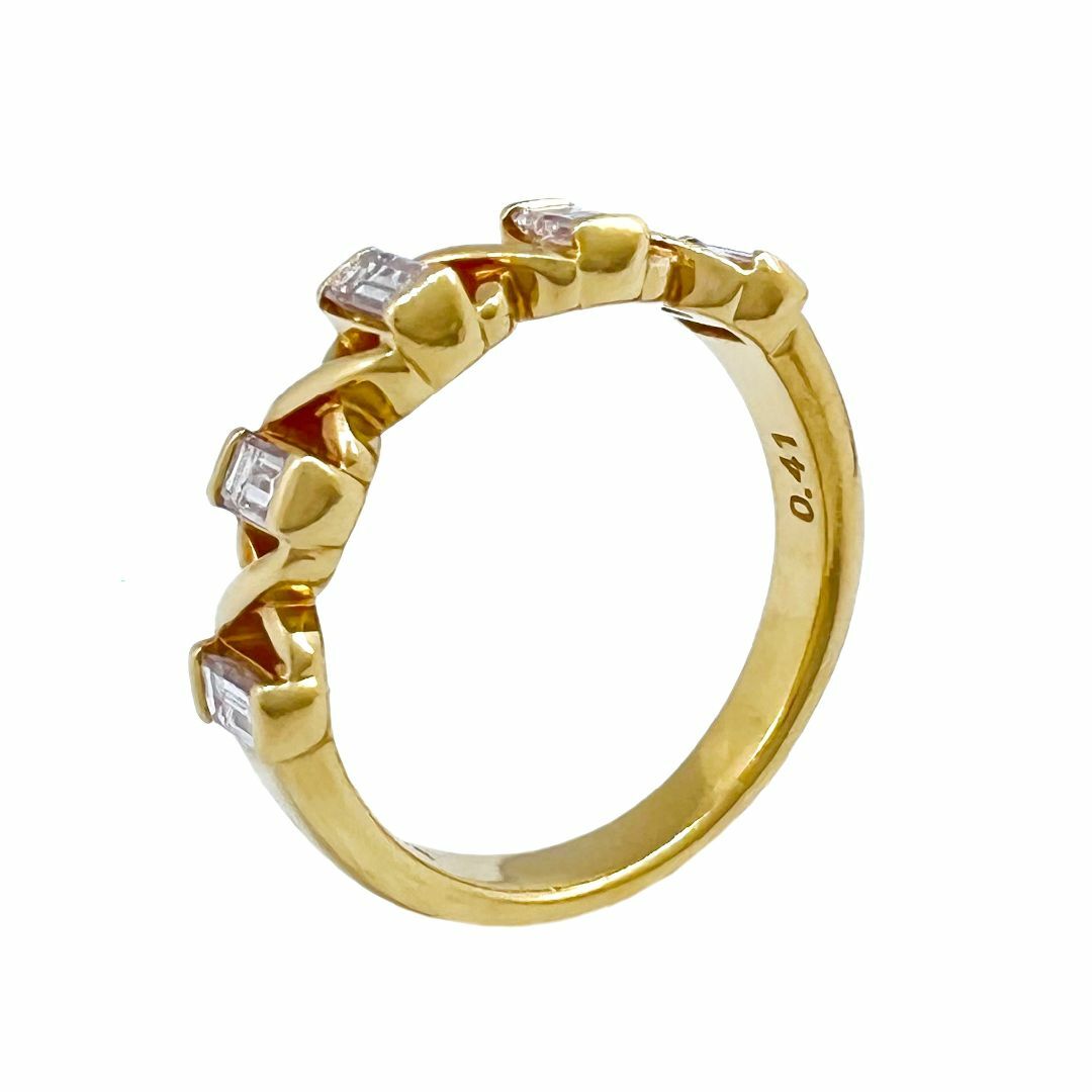 TASAKI タサキ リング バケットカット ダイヤ ヴィンテージ K18 YG-www