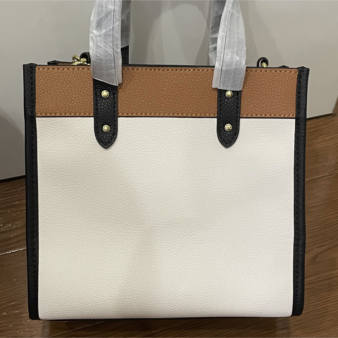 COACH - 新品 コーチ coach トートバッグ 22 白2way C3461 可愛いの ...