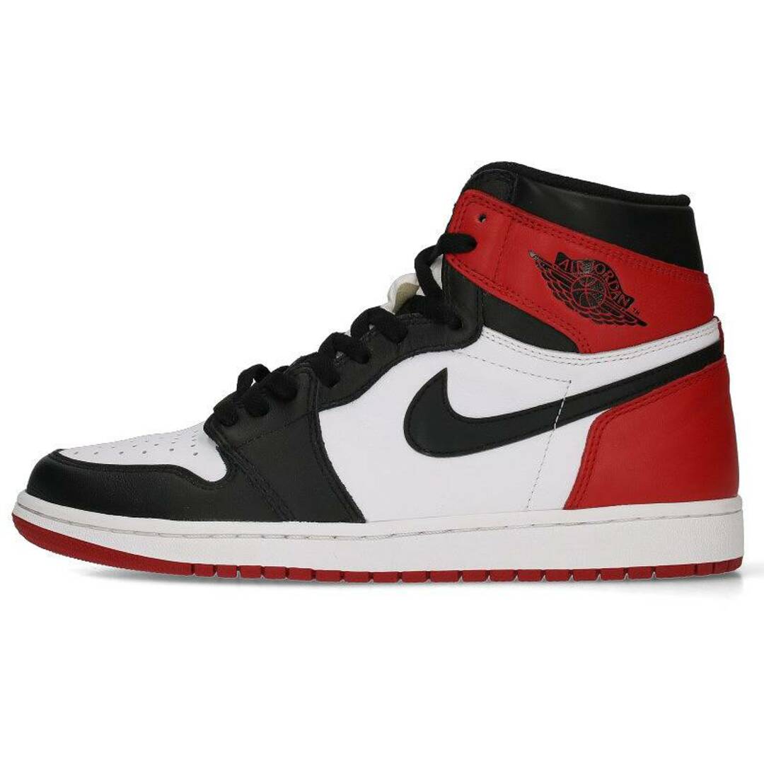 ナイキ  AIR JORDAN 1 RETRO HIGH OG BLACK TOE 555088-125 エアジョーダン1レトロハイオージーつま黒スニーカー  メンズ 28.5cm