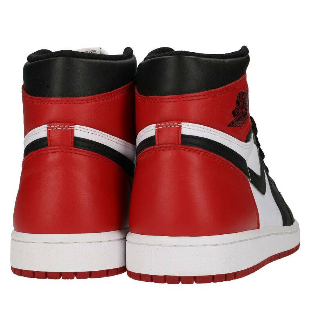 ナイキ  AIR JORDAN 1 RETRO HIGH OG BLACK TOE 555088-125 エアジョーダン1レトロハイオージーつま黒スニーカー メンズ 28.5cm