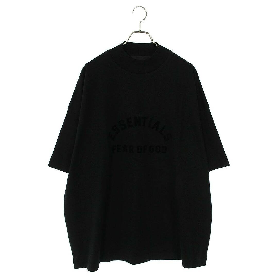 フォグ  23SS  ESSENTIALS SS TEE JET BLACK フロントロゴジェットブラックTシャツ  メンズ L