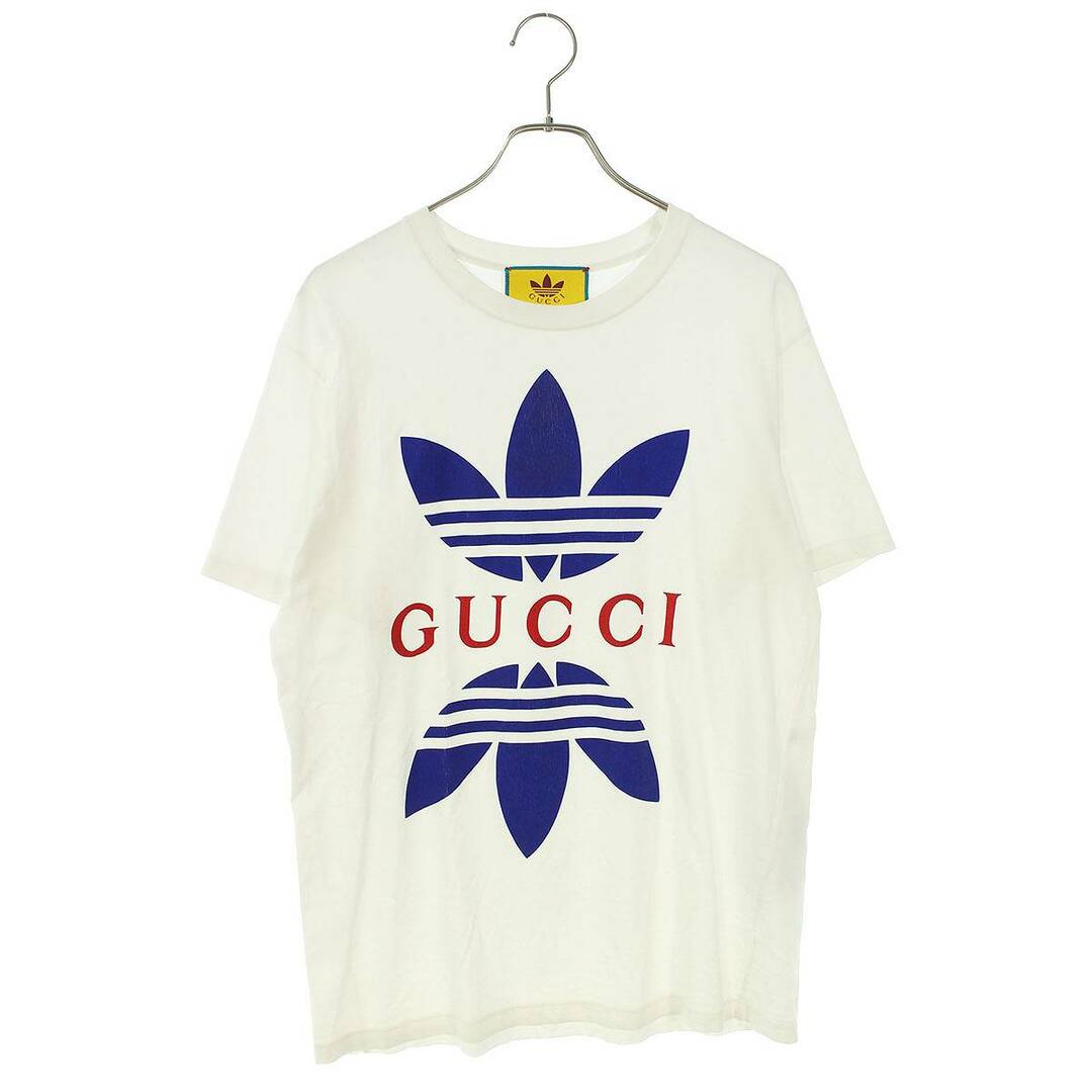Gucci - グッチ ×アディダス adidas 548334 XJEMJ ロゴプリントTシャツ 
