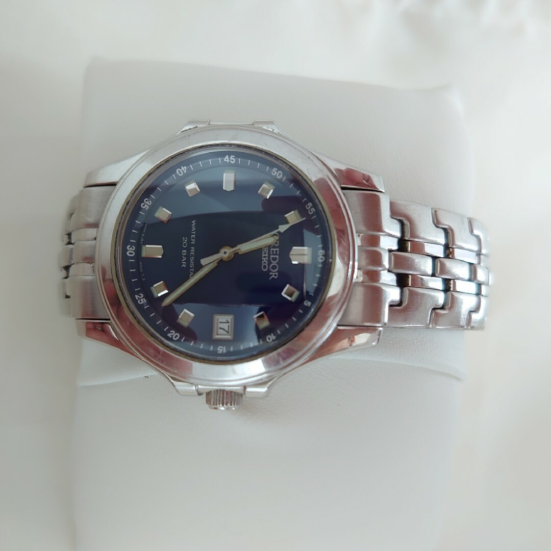 セイコー SEIKO 8J82-6A00 クレドール パシフィーク デイト クォーツ メンズ _769152