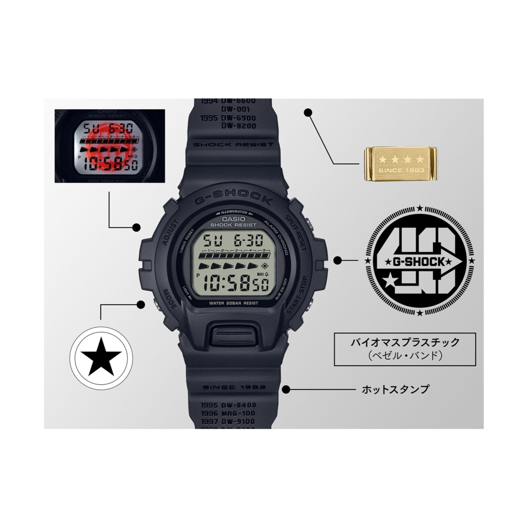 G-SHOCK - G-SHOCK 40周年記念モデル DW-6640RE-1JR 新品未使用の通販