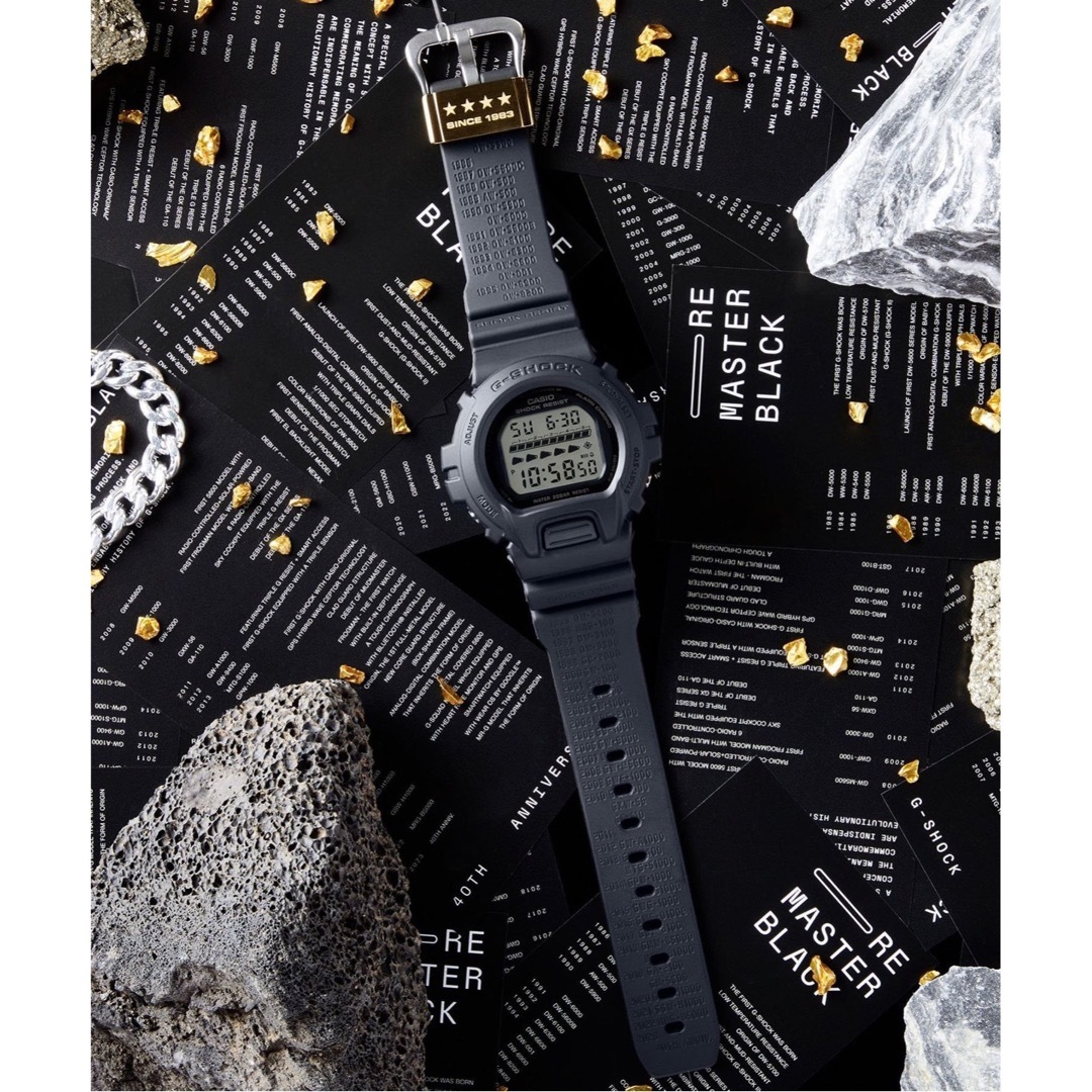 新品未開封　CASIO G-SHOCK 40th REMASTER BLACK