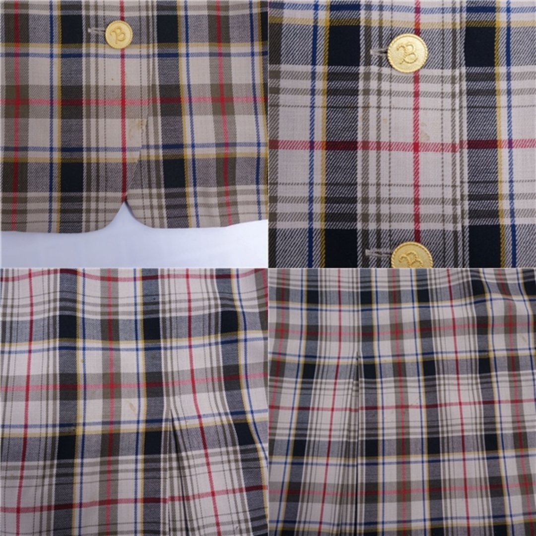 BURBERRY(バーバリー)のVintage バーバリー Burberrys セットアップ スカートスーツ ジャケット スカート チェック柄 レディース 15(L相当) マルチカラー レディースのフォーマル/ドレス(スーツ)の商品写真