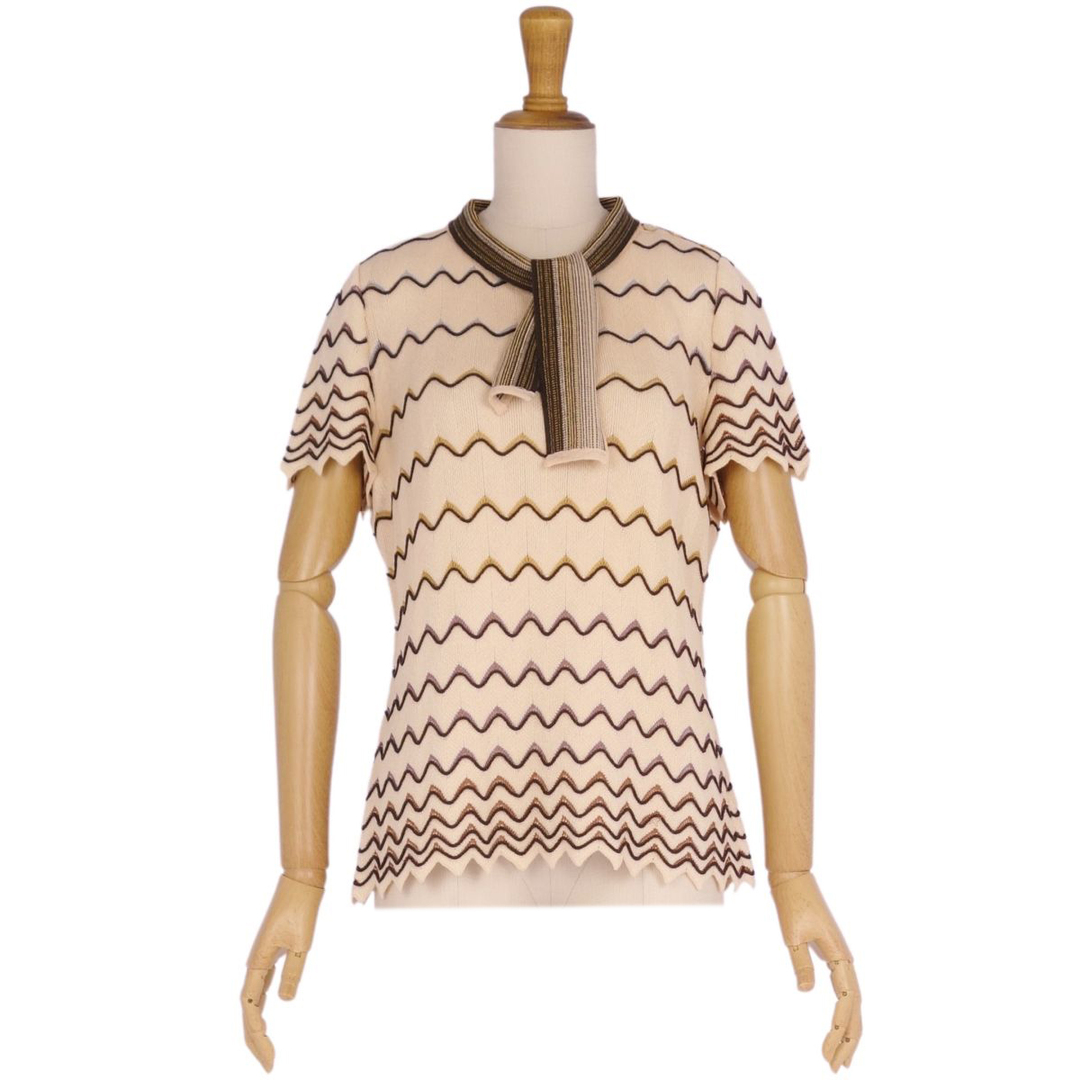 美品 ミッソーニ MISSONI アンサンブル ニット カーディガン ブラウス