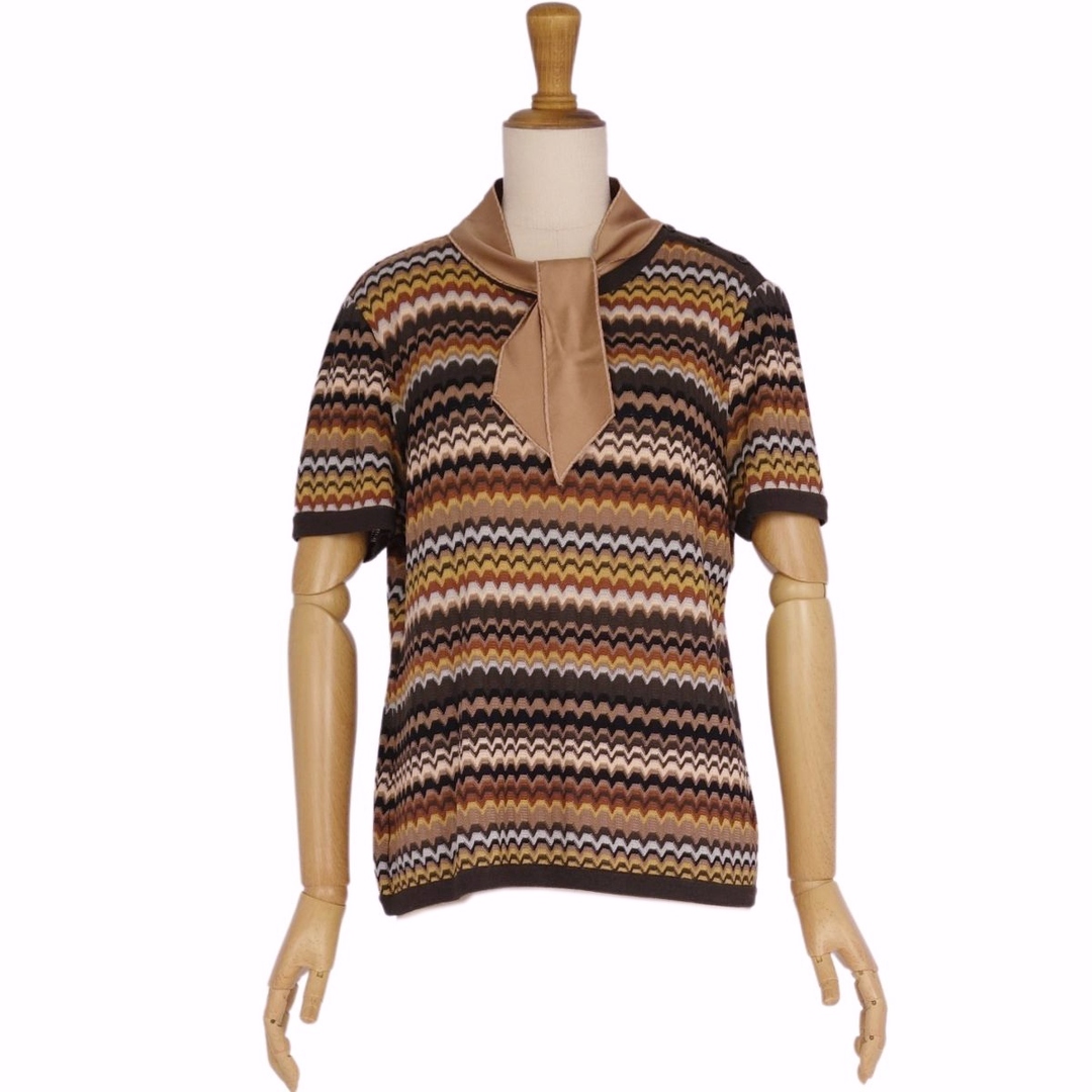 美品 ミッソーニ MISSONI アンサンブル ニット カーディガン ブラウス