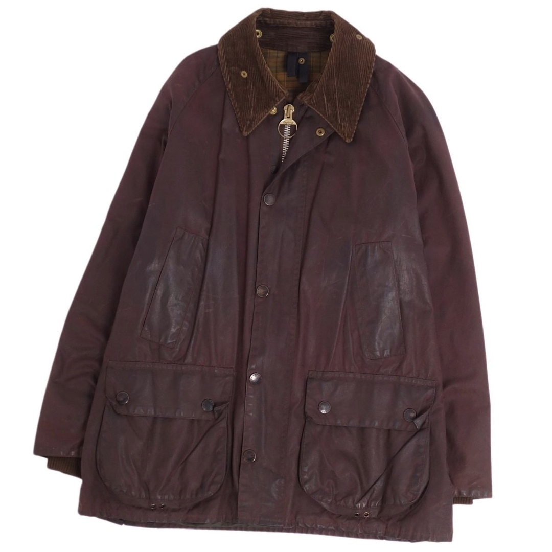 90's バブアー Barbour ジャケット ビデイル BEDALE 英国製 オイルド ワックスド コットン メンズ 38(M相当) ブラウン |  フリマアプリ ラクマ