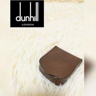 ダンヒル(Dunhill)のダンヒル コインケース 馬蹄型 ブラウン グリーン(コインケース/小銭入れ)