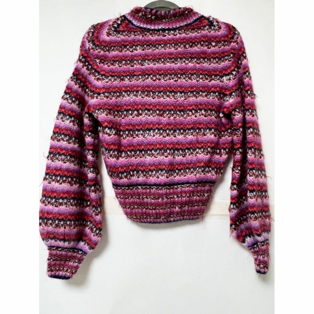 CHANEL - シャネル レディース ニット Vネック ピンク レッド マルチ CHANEL - シャネル レディース ニット Vネック ピンク レッド マルチ