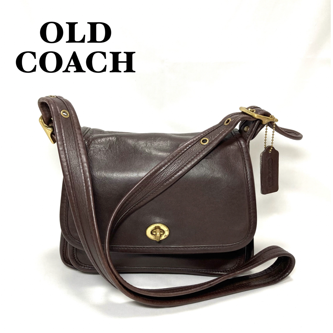 【美品】COACH オールドコーチ ショルダーバッグ ターンロック 9061 | フリマアプリ ラクマ
