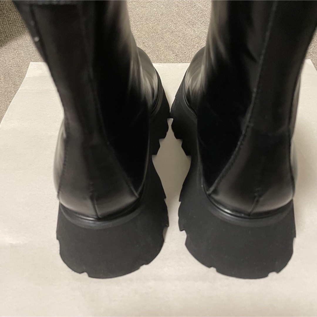 JEANASIS(ジーナシス)のジーナシス☆センターZIPビガーブーツ Mサイズ メンズの靴/シューズ(ブーツ)の商品写真